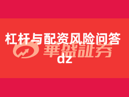 杠杆与配资风险问答 dz