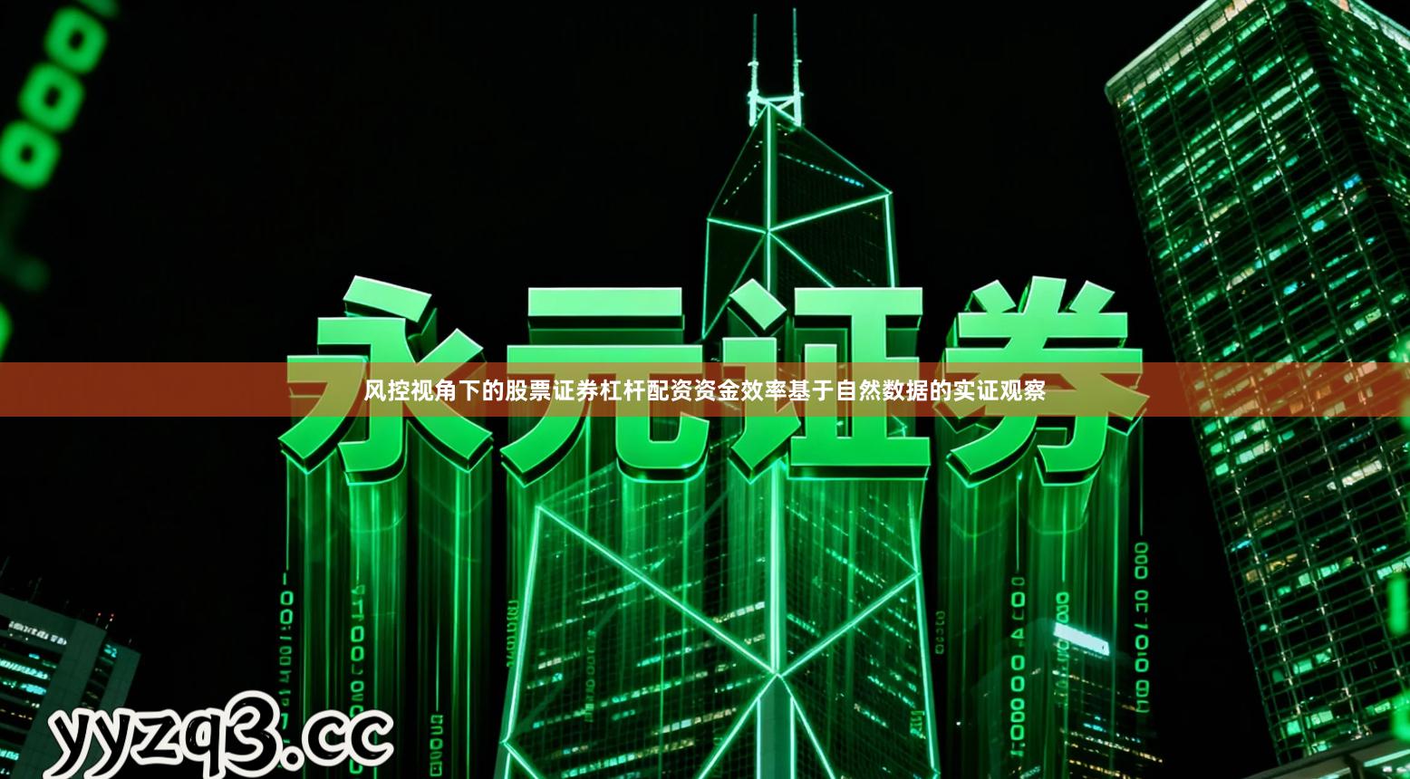 风控视角下的股票证券杠杆配资资金效率基于自然数据的实证观察